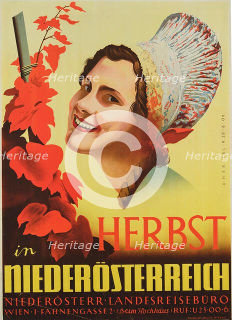 Autumn in Lower Austria, c1950. Creator: Uher, Magda (active ca. 1950).