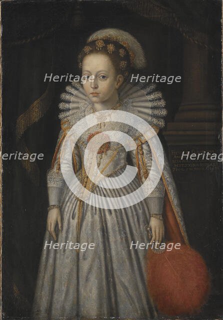 Elisabet Amalia (1621-1628), Princess of Pfalz-Zweibrücken, daughter of Johan Kasimir..., 1628. Creator: Jacob Heinrich Elbfas.