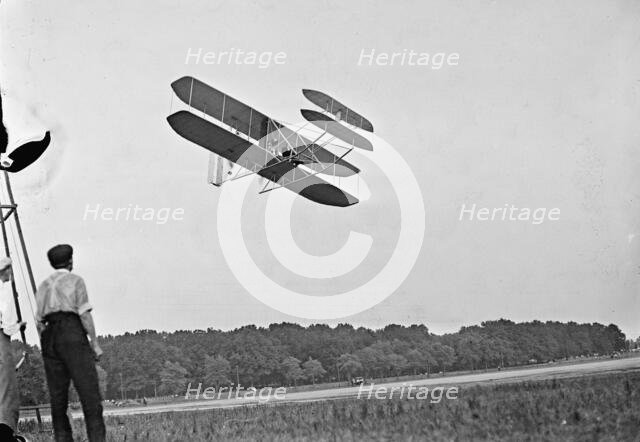 Wright Flights, Fort Myer, Va, July 1909 - First Army Flights, 1909 July. Creator: Harris & Ewing.