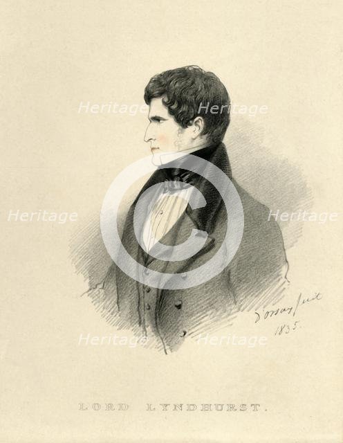 'Lord Lyndhurst', 1835. Creator: Richard James Lane.