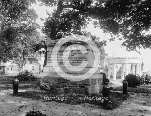 Monument to the Unknown Dead, National Cemetery, Arlington, c1900. Creator: Unknown.