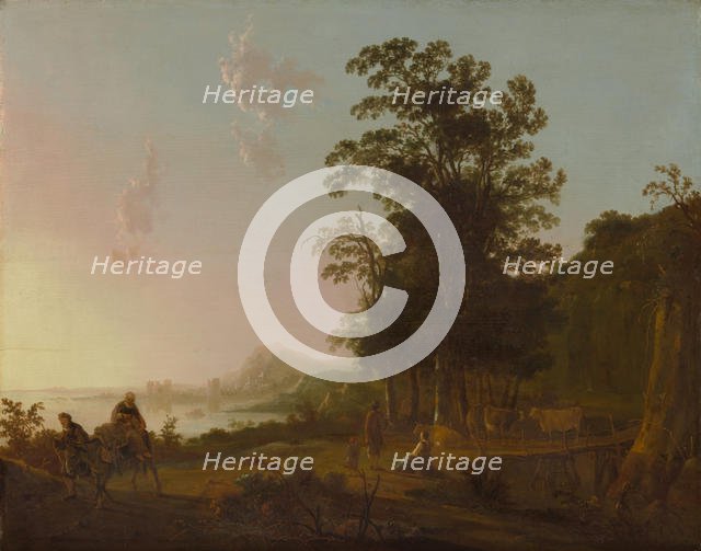 Landscape with the Flight into Egypt, ca. 1650. Creator: Aelbert Cuyp.