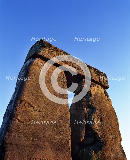 Stonehenge trilithon, Wiltshire. Artist: Historic England Staff Photographer.