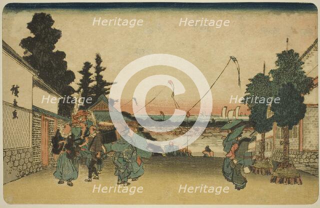 Kasumigaseki, from the series "Famous Places in Edo (Koto meisho)", c. 1839/42. Creator: Ando Hiroshige.