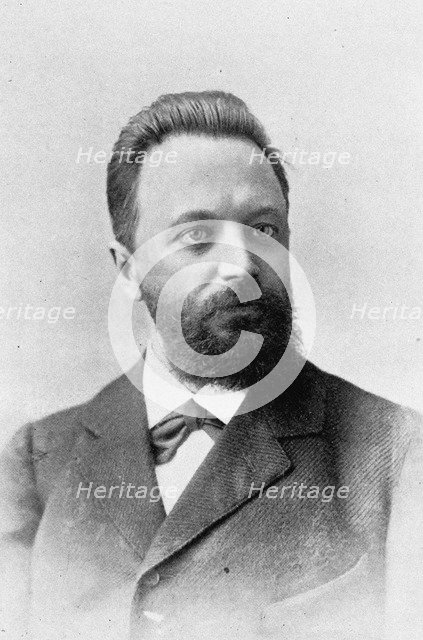 Mikhail Chigorin (1850-1908), 1880s. Artist: Anonymous  