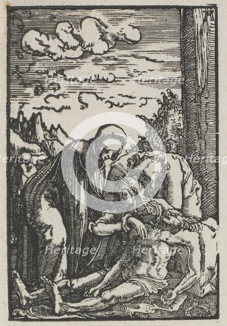The Fall and Redemption of Man: The Lamentation beneath the Cross, c. 1515. Creator: Albrecht Altdorfer (German, c. 1480-1538).