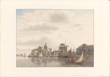 City on the water, 1845. Creator: Hendrik Abraham Klinkhamer.