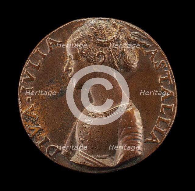 Giulia Astallia [obverse], c. 1485. Creator: Gian Cristoforo Romano.