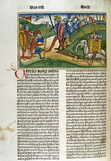 A page from the Bible of Nuremberg, German edition, 1483.