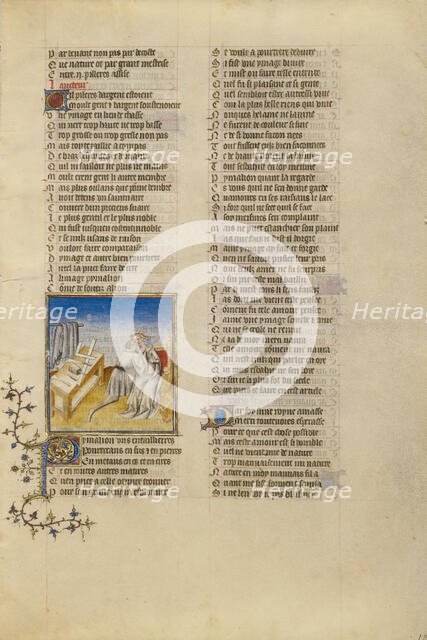 Pygmalion; Roman de la Rose, about 1405. Creator: Unknown.