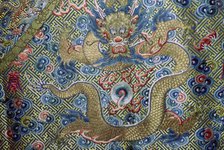 Dragon on a nineteenth century Court Robe, 19th century. Artist: Unknown