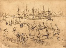 Little Dordrecht, 1884. Creator: James Abbott McNeill Whistler.
