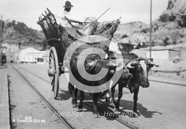 'A Spanish scene', 20th century. Artist: Unknown