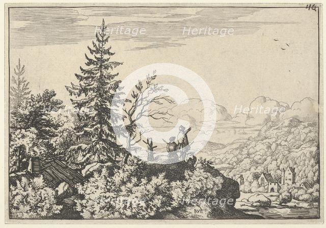 The Two Men on the Hill, 17th century. Creator: Allart van Everdingen.