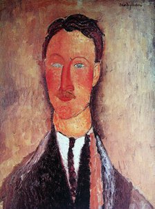 Portrait of Léopold Survage (1879-1968), 1918. Artist: Modigliani, Amedeo (1884-1920)
