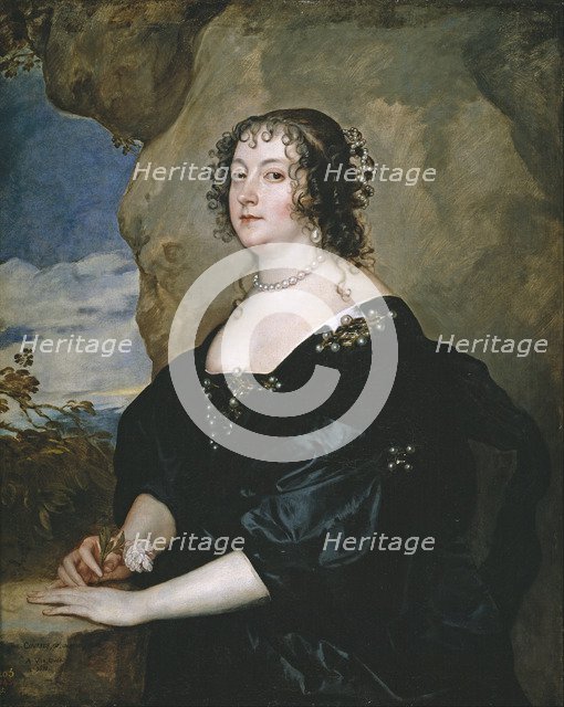 Portrait of Beatrice, Countess of Oxford. Artist: Dyck, Sir Anthony van (1599-1641)