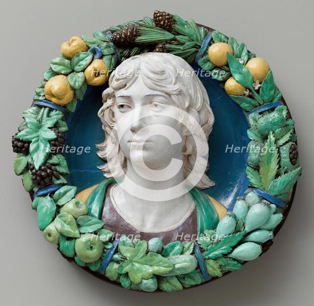 Head of a Youth, between mid-15th and early 16th century. Creators: Andrea della Robbia, Studio of Andrea della Robbia.