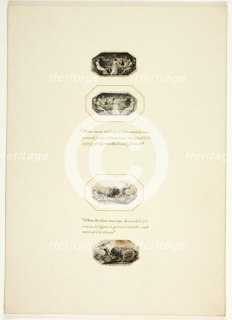 Study for a plate from Telemachus, c. 1797. Creator: Thomas Stothard.