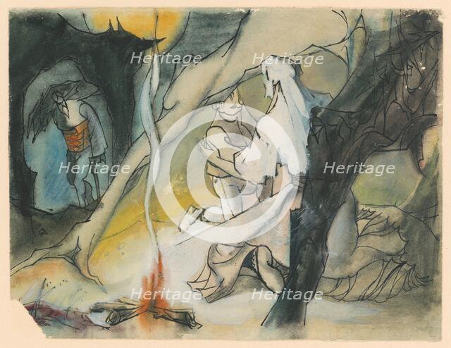 Family in the Mountains, 1940-1944. Creator: Ján Novák.