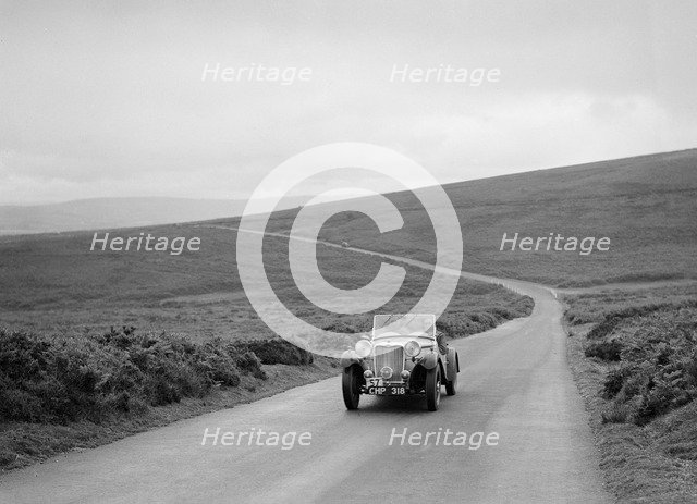 GL Boughton's Singer B37, winner of a premier award at the MCC Torquay Rally, July 1937. Artist: Bill Brunell.