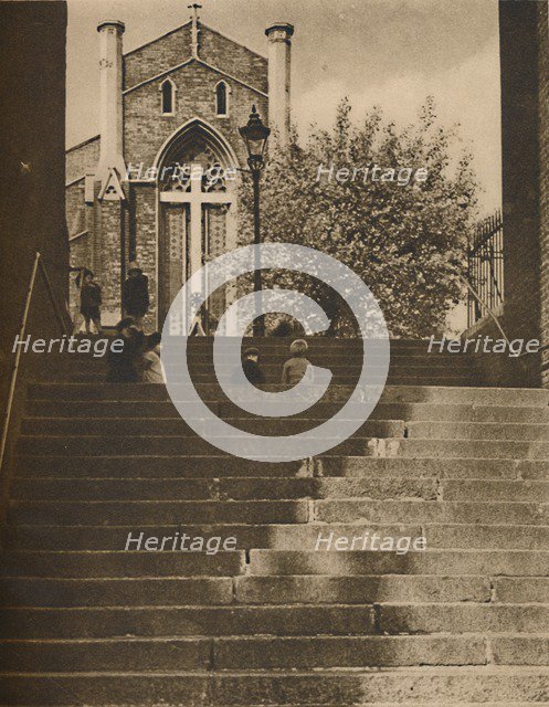 "Riceyman Steps" Really Granville Place in the Unlovely King's Cross Road', c1935. Creator: Paterson.