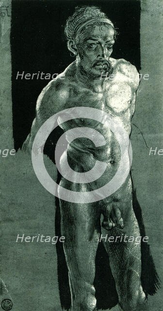 Self-portrait as a Nude , ca 1506. Creator: Dürer, Albrecht (1471-1528).