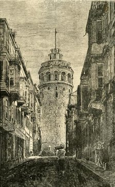 'Tower of Galata, Constantinople', 1890. Creator: Unknown.