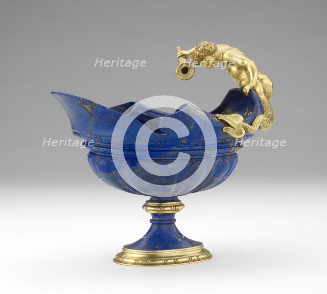 Ewer, c1608. Artists: Ottavio Miseroni, Paulus van Vianen.