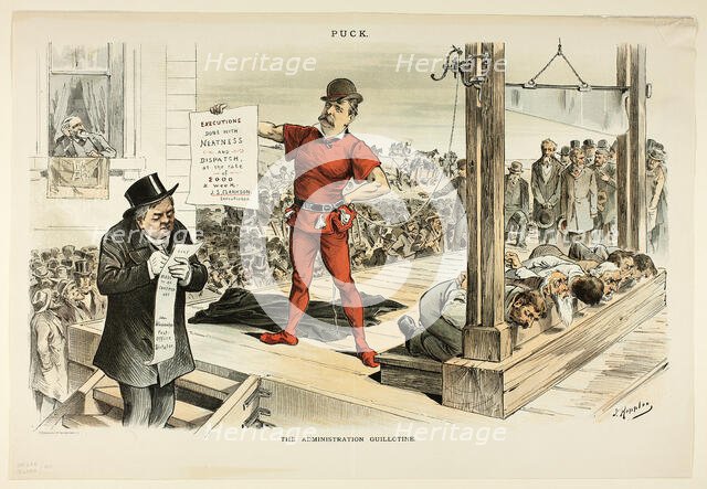 The Administration Guillotine, from Puck, n.d. Creator: Joseph Keppler.