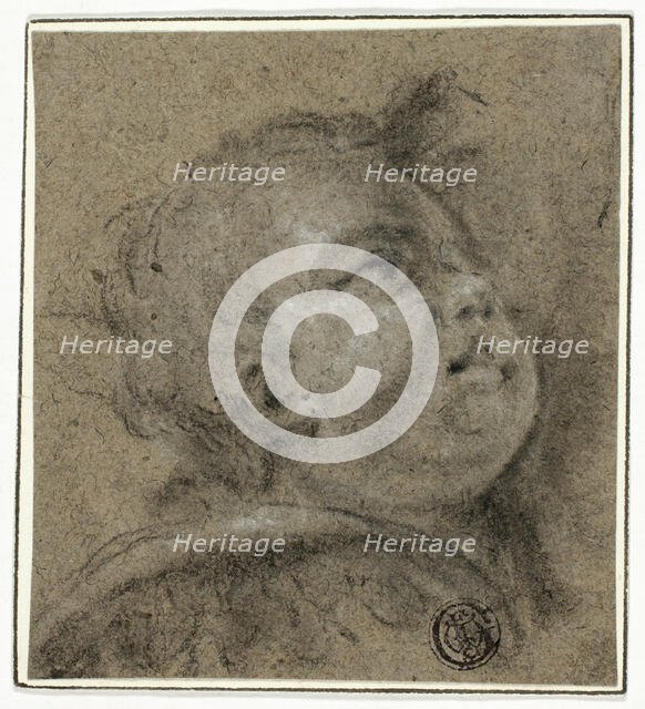 Putto's Upturned Face, n.d. Creator: Unknown.