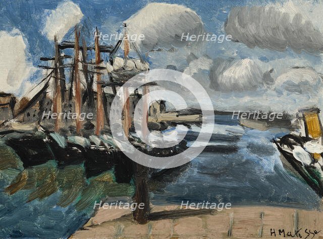 Port de Cherbourg, 1918. Creator: Matisse, Henri (1869-1954).