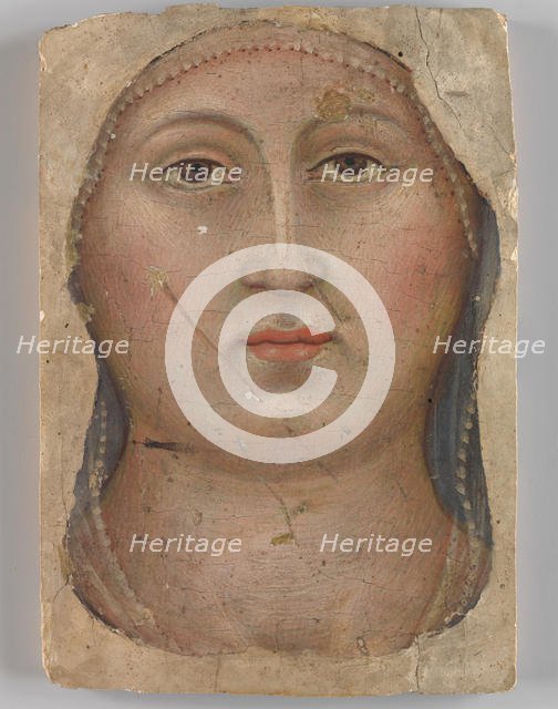Head of the Virgin, ca. 1397. Creator: Taddeo di Bartolo.