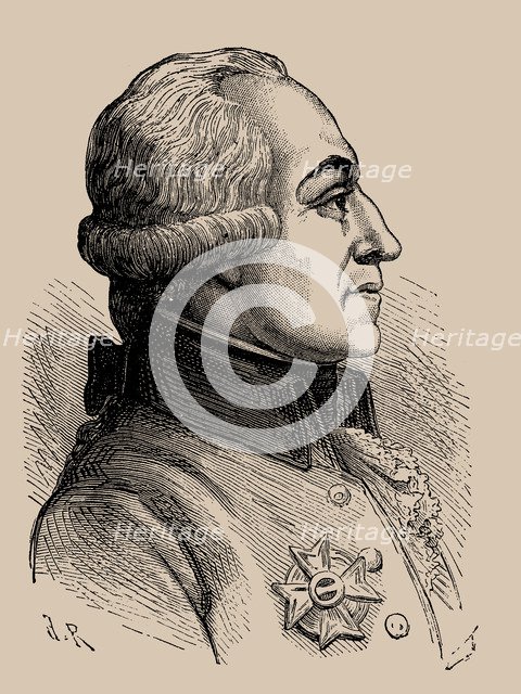 Prince Frederick Josias of Saxe-Coburg-Saalfeld (1737-1815) , 1889.