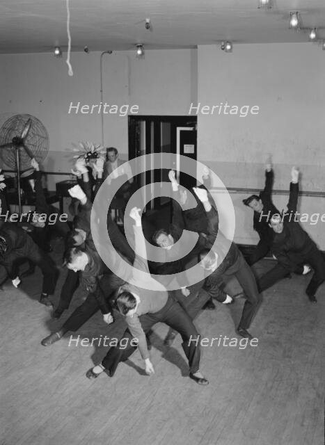 Portrait of Lee Sherman, Radio City Music Hall, New York, N.Y., ca. June 1947. Creator: William Paul Gottlieb.
