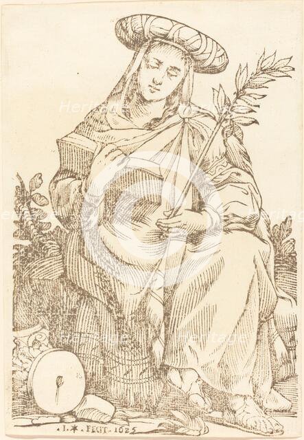 Sibylla Libyca, 1625. Creator: Jacques Stella.