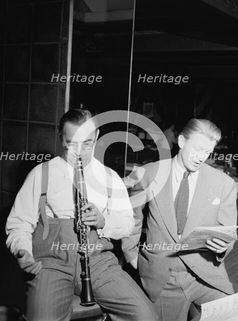 Portrait of Benny Goodman, 400 Restaurant, New York, N.Y., ca. July 1946. Creator: William Paul Gottlieb.