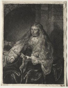 The Great Jewish Bride, 1634. Creator: Rembrandt van Rijn (Dutch, 1606-1669).