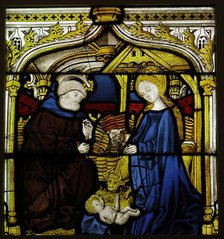 Panel with The Nativity, French, ca. 1440. Creator: Unknown.