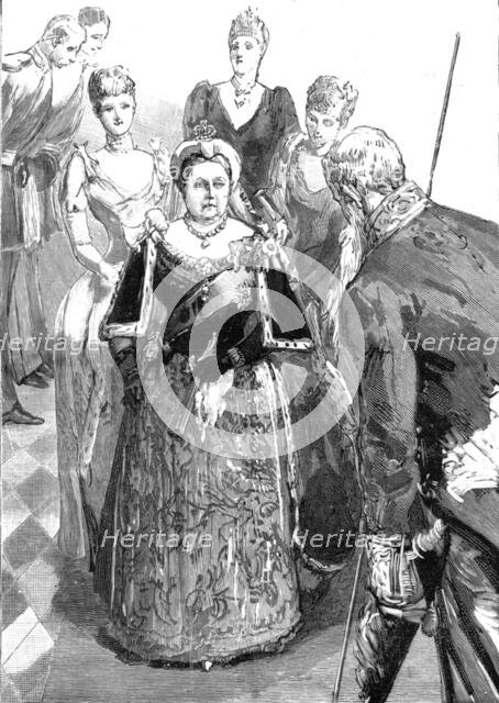 'The Marriage of HRH Princess Louise of Schleswig-Holstein and HH Prince Aribert of Anhalt, 1891. Creator: Unknown.