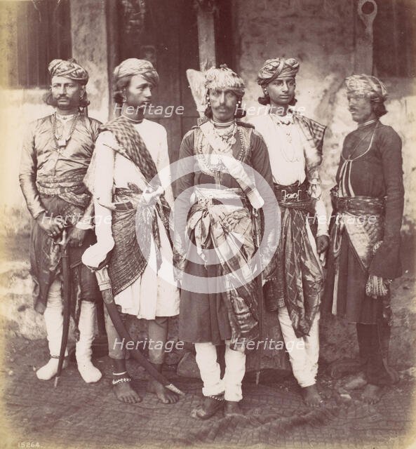 Rajpoots, 1870s. Creator: Francis Frith.