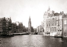 Canal, Amsterdam, 1898.Artist: James Batkin
