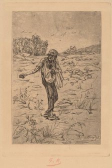 The Parable of the Sower (Le Semeur de Paraboles), 1876. Creator: Félicien Rops.