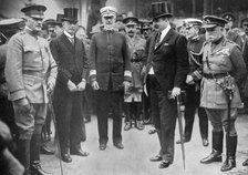 General Pershing arriving at Liverpool, 8 June 1917, (c1920). Artist: Unknown