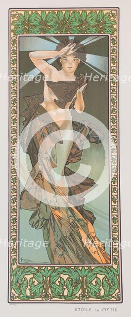 Étoile du Matin (The Morning Star), 1902. Creator: Mucha, Alfons Marie (1860-1939).