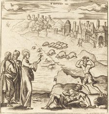 The Gadarene Demoniacs, probably c. 1576/1580. Creator: Leonard Gaultier.