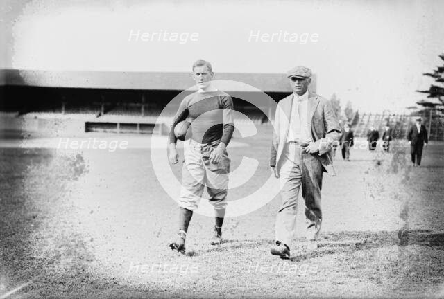 Coach Jones - Yale - Trainer Mack, 1913. Creator: Bain News Service.