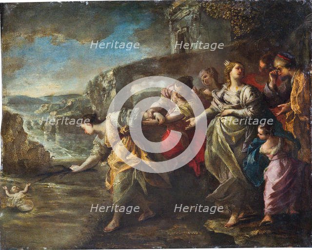 The Finding of Moses. Creator: Gherardini, Alessandro (1655-1726).