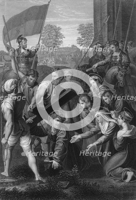 'The Fall on the Road to Calvary', c1820s.Artist: W Holl