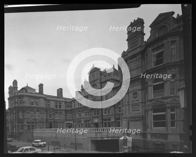 Coal Exchange, Mount Stuart Square, Cardiff Docks, c1983. Creator: Julie Barnett.