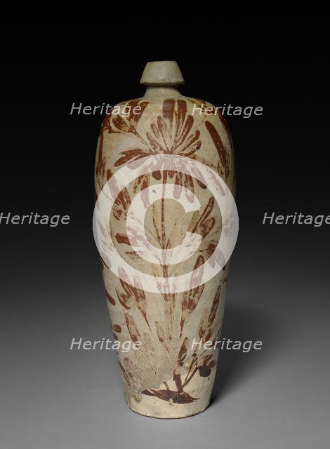 Vase: Cizhou ware, 12th Century. Creator: Unknown.